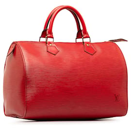 Louis Vuitton-Louis Vuitton Red Epi Speedy 30-Rot