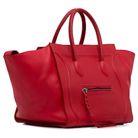 Céline-Tote de equipaje fantasma mediano rojo Celine-Roja