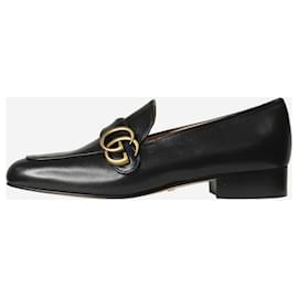 Gucci-Zapatos de piel negros - talla UE 36.5-Negro