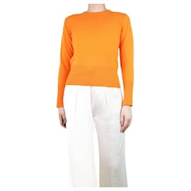 Autre Marque-Orangefarbener Pullover mit Rundhalsausschnitt – Größe UK 8-Orange