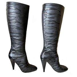Botas Prada de couro preto Preto