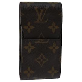 Louis Vuitton-Portasigarette Etui con monogramma LOUIS VUITTON M63024 LV Aut 66425-Monogramma