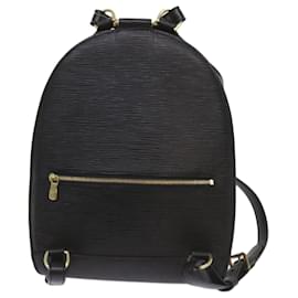 Louis Vuitton-LOUIS VUITTON Epi Mabillon Backpack Black M52232 LV Auth ar11384b-Black