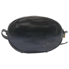 Loewe-LOEWE Shoulder Bag Leather Black Auth bs12078-Black