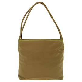 Prada-PRADA Shoulder Bag Nylon Khaki Auth ar11362b-Khaki