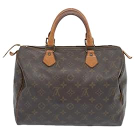 Louis Vuitton-Louis Vuitton Monogram Speedy 30 Hand Bag M41526 LV Auth 66566-Monogram