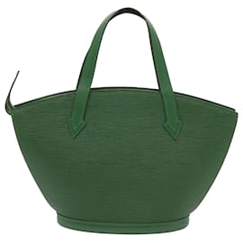 Louis Vuitton-LOUIS VUITTON Epi Saint Jacques Hand Bag Green M52274 LV Auth 66356-Green