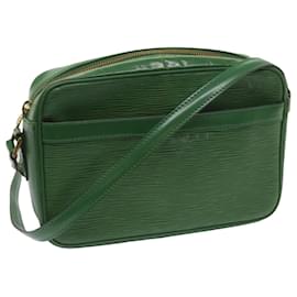 Louis Vuitton-LOUIS VUITTON Epi Trocadero 23 Shoulder Bag Green M52304 LV Auth 66164-Green