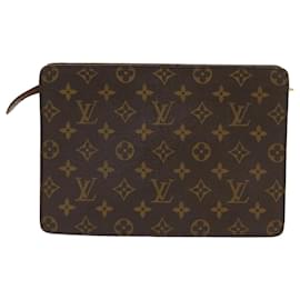 Louis Vuitton-LOUIS VUITTON Monogram Pochette Homme Clutch Bag M51795 LV Auth ep3305-Monogram