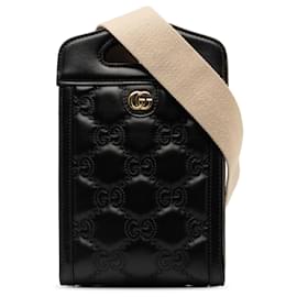 Gucci-Mini bolso Gucci negro GG Matelasse-Negro
