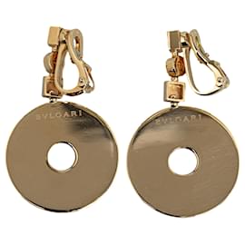Bulgari-Bvlgari Gold 18K Gold Lucea Drop Earrings-Golden