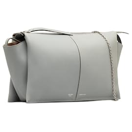 Céline-Frizione Trifold Celine grigia sulla catena-Grigio