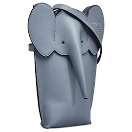 Loewe-Bandolera con bolsillo de elefante azul de Loewe-Azul