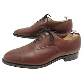 Church's-CHURCH'S CONSUL RICHELIEU SHOES 8.5F 42.5 BROWN LEATHER SHOES-Brown