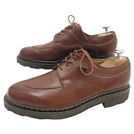 Paraboot-CHAUSSURES PARABOOT DERBY AVIGNON 7.5 41.5 DEMI CHASSE CUIR LEATHER SHOES-Marron