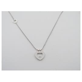 Fred-NEW FRED PRETTY WOMAN XS NECKLACE 7b0260 38-43 CM IN WHITE GOLD AND DIAMOND-Silvery
