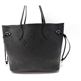 Louis Vuitton-NEUF SAC A MAIN LOUIS VUITTON NEVERFULL MM CUIR MONOGRAM EMPREINTE BAG-Noir