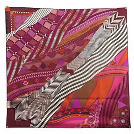 Hermès NUOVA SCIARPA HERMES INDIAN COUPON SQUARE 90 SCIARPA IN SETA MULTICOLOR SETA Multicolore