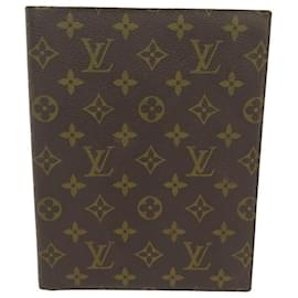 Louis Vuitton-VINTAGE LOUIS VUITTON DIARY HOLDER MONOGRAM CANVAS DIARY COVER-Brown