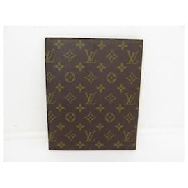 Louis Vuitton-VINTAGE LOUIS VUITTON DIARY HOLDER MONOGRAM CANVAS DIARY COVER-Brown