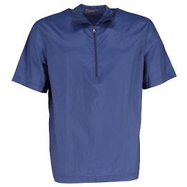 Overshirt Prada Sport a manica corta in nylon blu Blu Blu navy