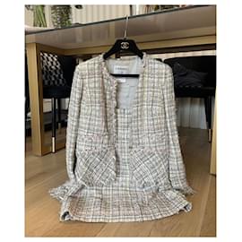Chanel-Anna Wintour Stil Lesage Tweed Anzug-Mehrfarben