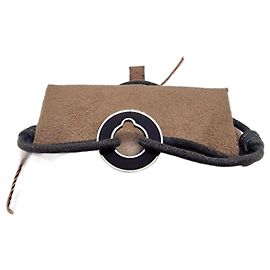 Dinh Van Black onyx target in 925 silver Black