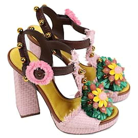 Dolce & Gabbana-Sandali-Rosa