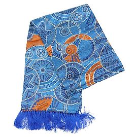 Zilli Seidentücher Blau