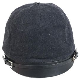 Dsquared2 Cap Black Cashmere and Leather Black