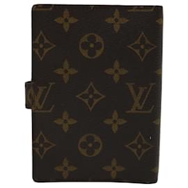 Louis Vuitton-LOUIS VUITTON Monogram Agenda PM Day Planner Cover R20005 LV Auth am5813-Monogram