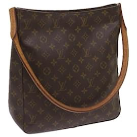 Louis Vuitton-LOUIS VUITTON Monogram Looping GM Shoulder Bag M51145 LV Auth 66187-Monogram