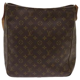 Louis Vuitton-LOUIS VUITTON Monogram Looping GM Shoulder Bag M51145 LV Auth 66187-Monogram