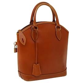 Louis Vuitton-LOUIS VUITTON Nomad Leather Lockit Hand Bag Brown M85388 LV Auth ar11388b-Brown