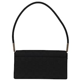 Gucci-gucci GG Canvas Shoulder Bag black 01235 Auth yk10637-Black