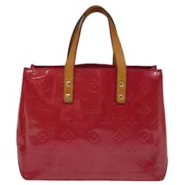 Louis Vuitton-LOUIS VUITTON Monogram Vernis Reade PM Hand Bag Pink Fuchsia M91221 Auth ep3269-Pink,Fuschia