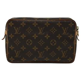Louis Vuitton-Louis Vuitton Monogram Compiegne 23 Clutch Bag M51847 LV Auth am5782-Monogram