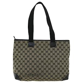 Gucci-GUCCI GG Canvas Tote Bag Beige 019 0426 2404 auth 66390-Beige