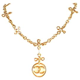 Chanel-CHANEL Long necklaces-Golden