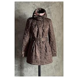 Burberry Brit-Coats, Outerwear-Khaki