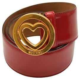 Moschino-Belts-Red
