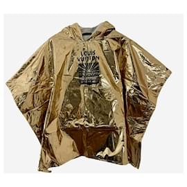 Louis Vuitton-Poncho LOUIS VUITTON da sfilata di Pharrell Williams nuovo-D'oro