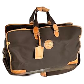 Lancel-Travel bag-Dark brown,Camel