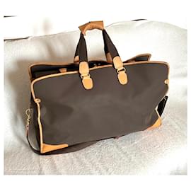 Lancel-Travel bag-Dark brown,Camel