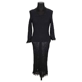 Isabel Marant-Dress with lace-Black