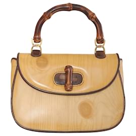Gucci-Gucci handbag with bamboo handle-Brown