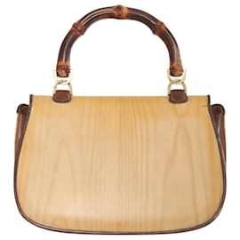 Gucci-Gucci handbag with bamboo handle-Brown