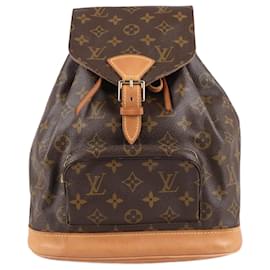 Louis Vuitton-Louis Vuitton Montsouris PM Vintage Backpack Bag-Brown