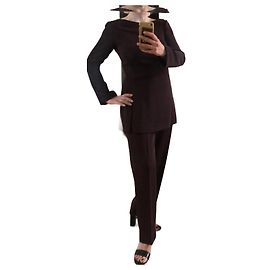 Tailleur pantalon Max Mara Prune Polyester Prune