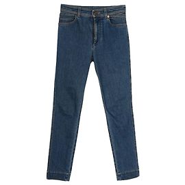 Louis Vuitton Jeans Azul com Bolso Traseiro Monograma Azul